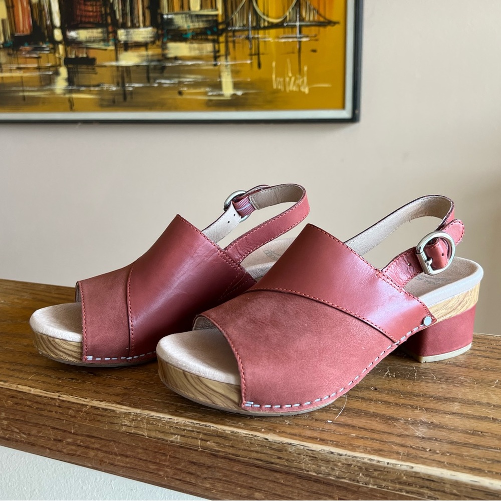 Dansko Madelyn Sandals, Size 37, Cinnamon